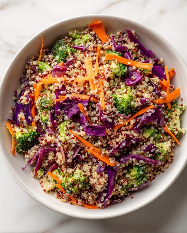 Quinoa Broccoli Slaw with Maple Dijon Recipe