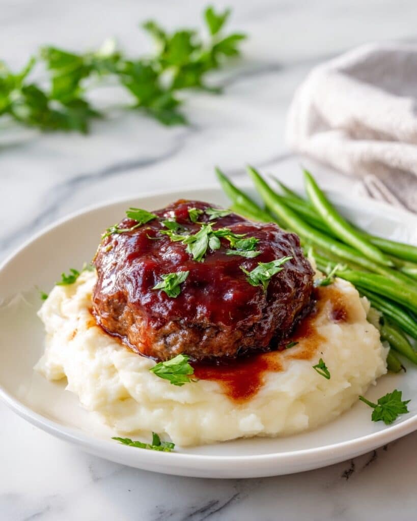 Simple Salisbury Steak with Mushroom Gravy Recipe
