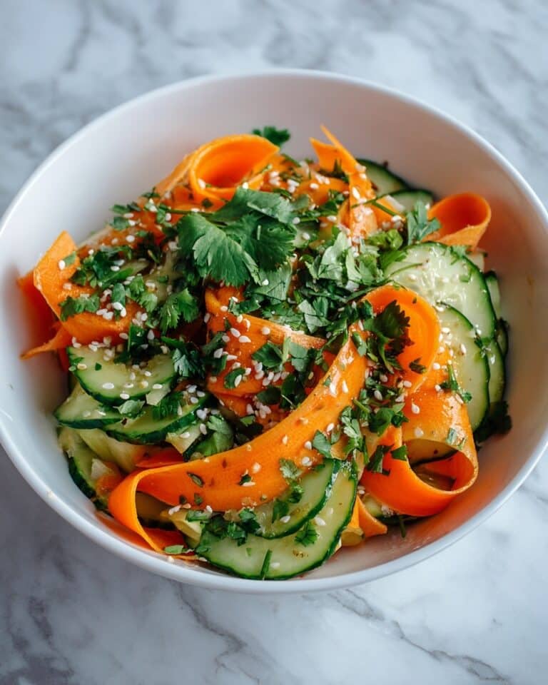 Crisp Cucumber and Carrot Salad for a Fresh, Healthy Boost Recipe