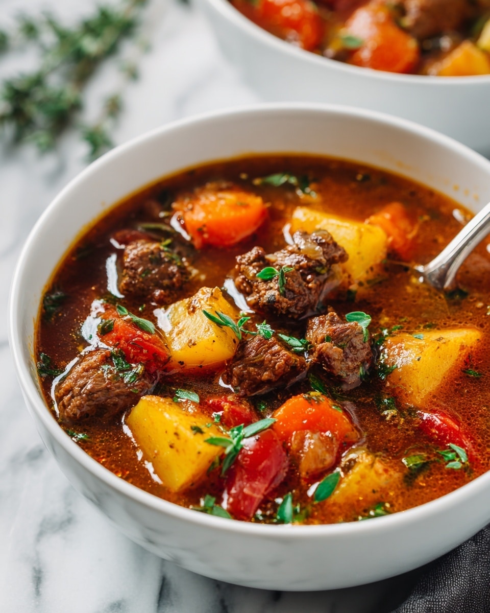 A sliced rustic galette tart is displayed on a wooden board with a slice being lifted by a silver pie server. The galette features a thick, golden brown crust with visible herbs and seeds on the edge, folded naturally around a filling of thinly sliced pears arranged in a circular layered pattern. The pear slices have a caramelized, slightly glossy surface with hints of cinnamon or spices and black pepper sprinkled on top. Surrounding the wooden board is a white marbled texture surface with a sprig of fresh rosemary and a glass of amber-colored drink blurred softly in the background. Photo taken with an iphone --ar 4:5 --v 7