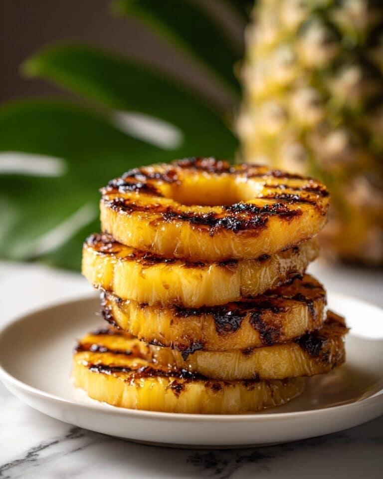 Grilled Honey Glazed Pineapple Recipe