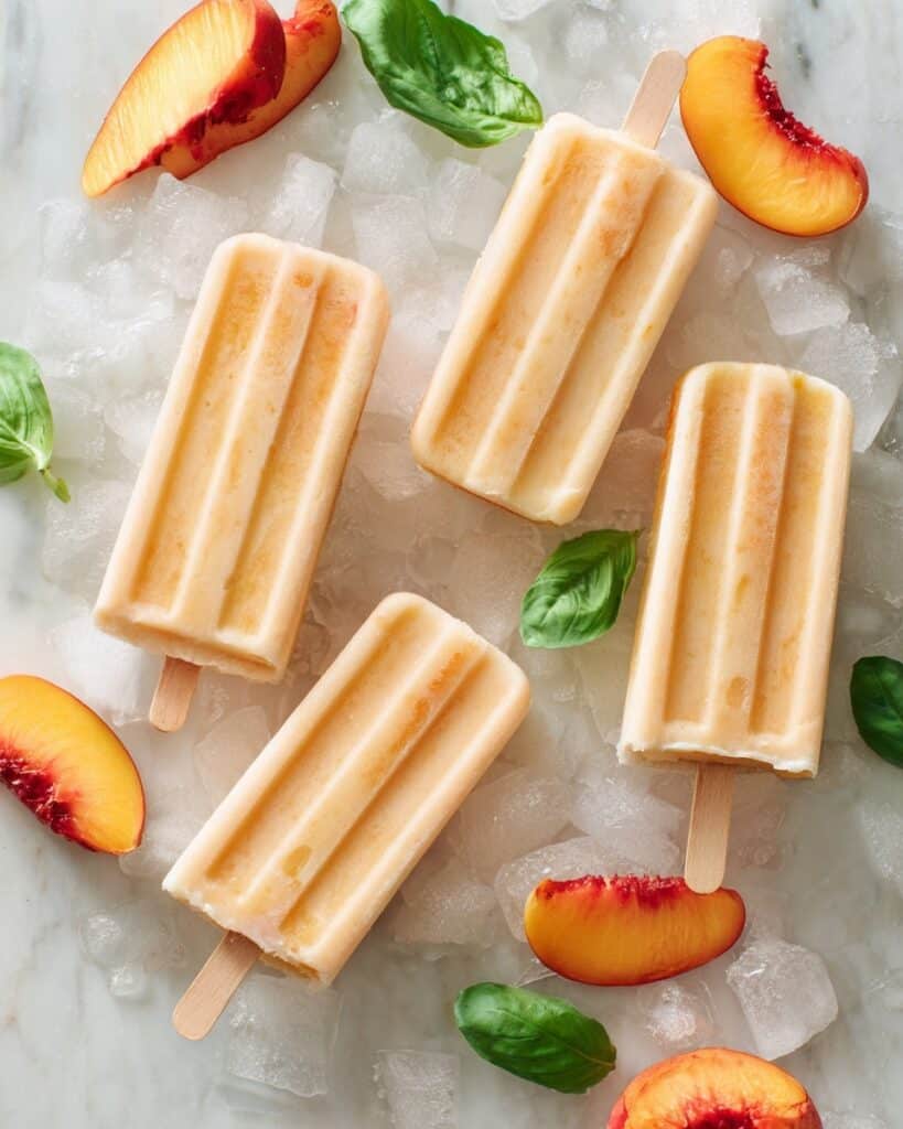 Peaches & Cream Popsicles Recipe
