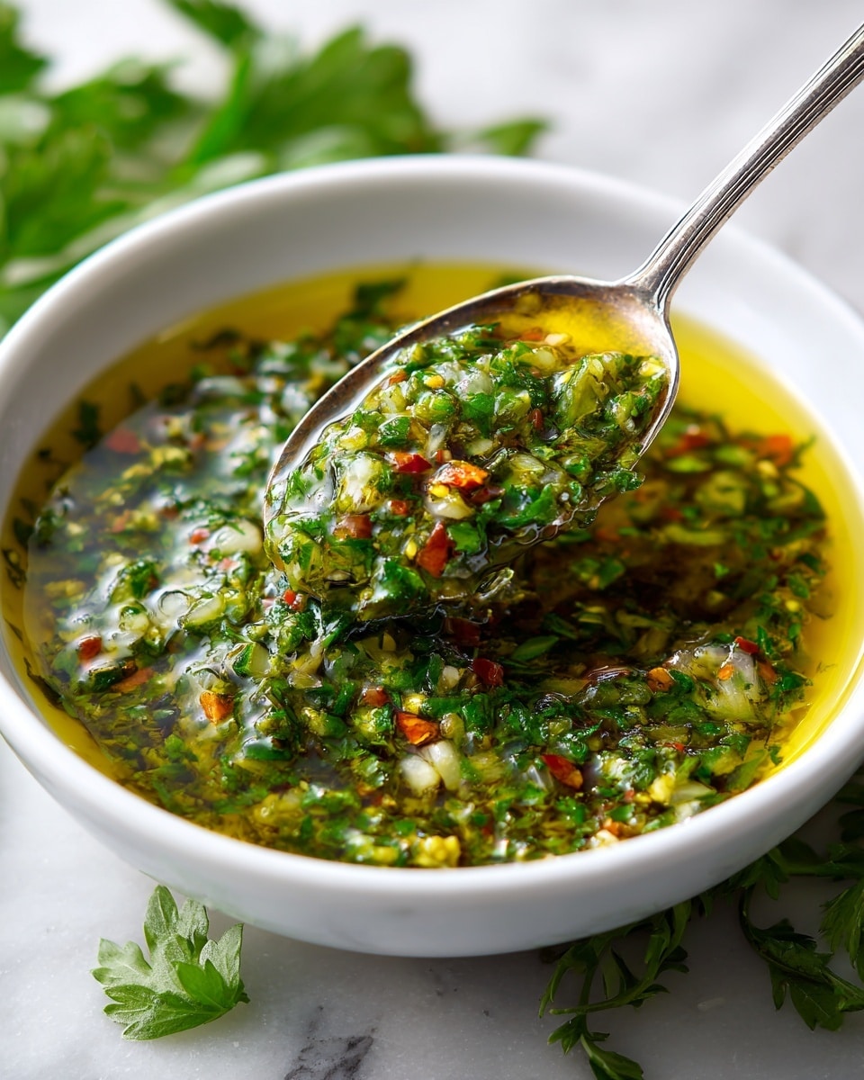 Grilled Eggplant with Chimichurri Sauce Recipe