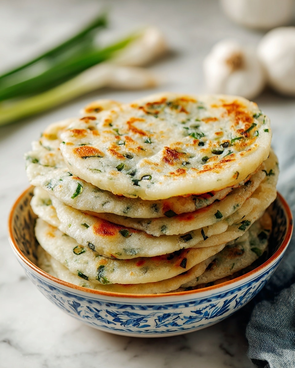 Master Easy Chinese Green Onion Pancakes in 15 Minutes! Recipe