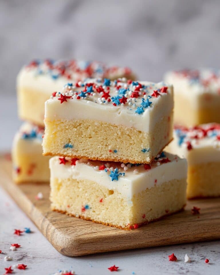 Patriotic Sugar Cookie Bars Recipe