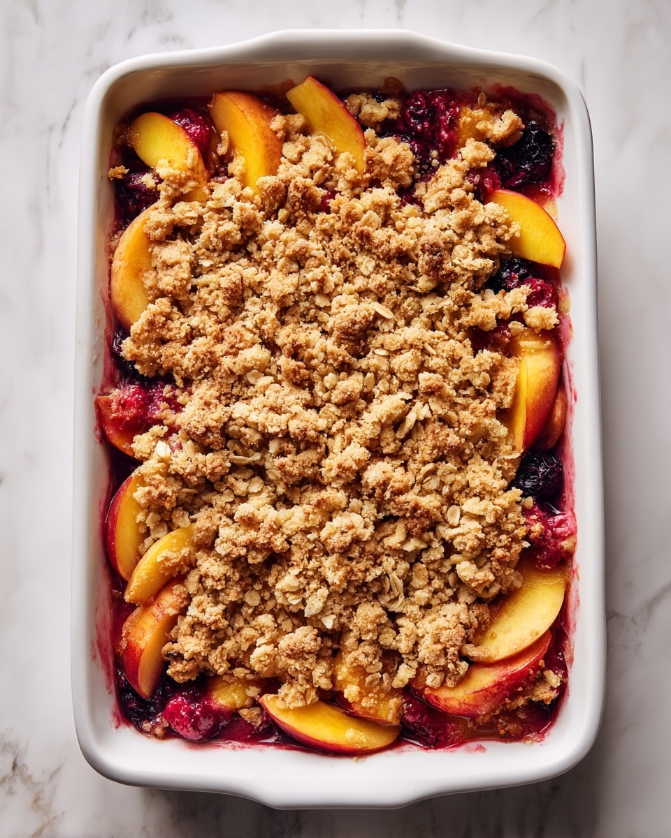 Blueberry Peach Crumble: 7 Steps to Summer Bliss Recipe