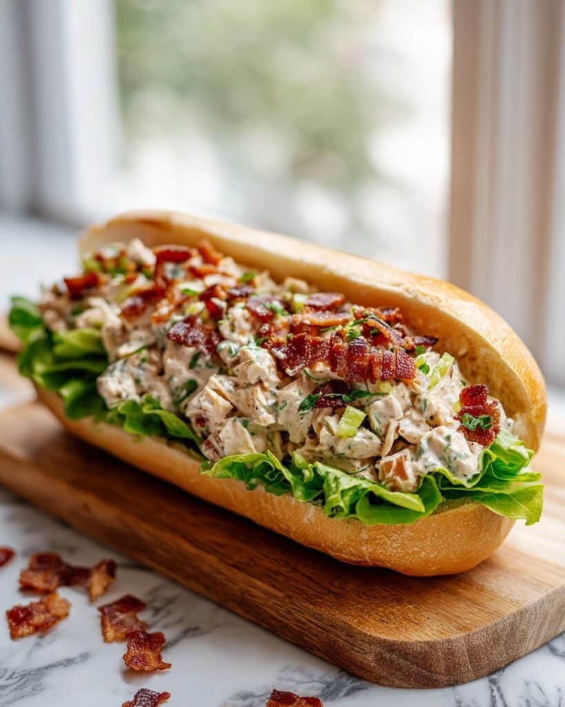 Chopped Chicken Ranch Sandwich Delight Recipe