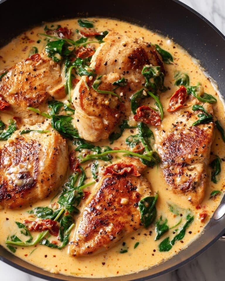Tuscan Chicken in Creamy Parmesan Sauce Recipe