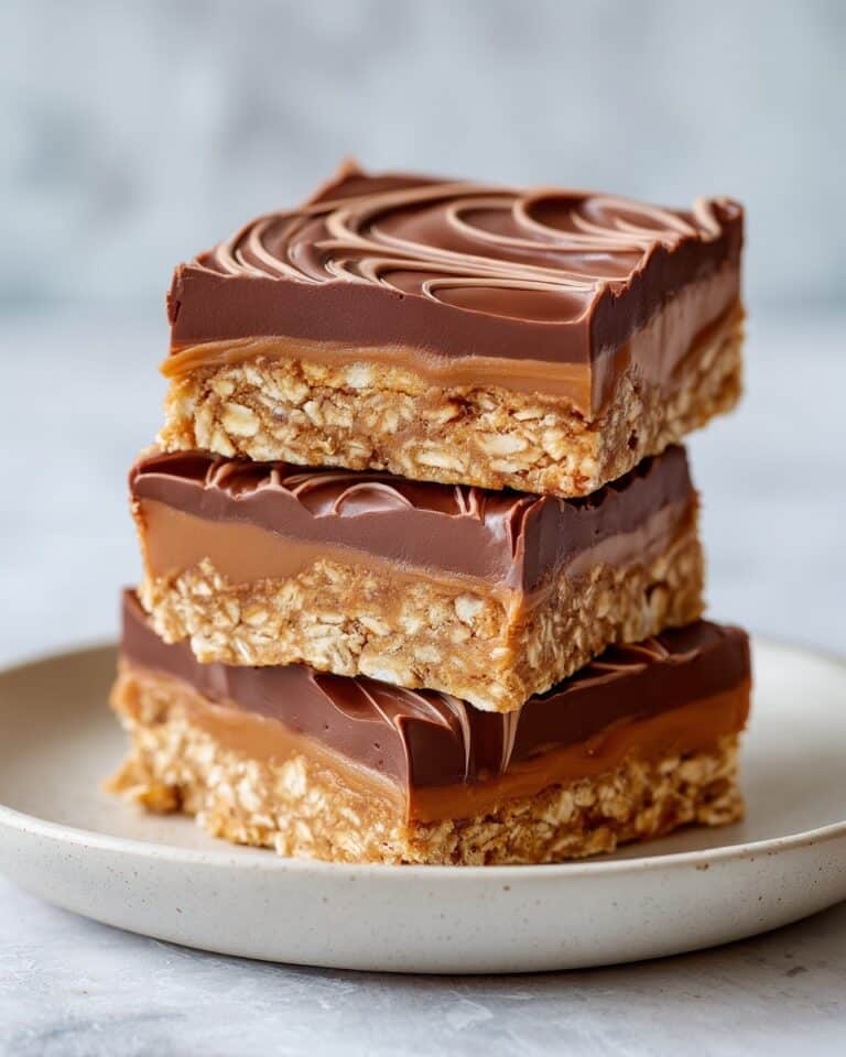 No Bake Chocolate Oat Bars Recipe