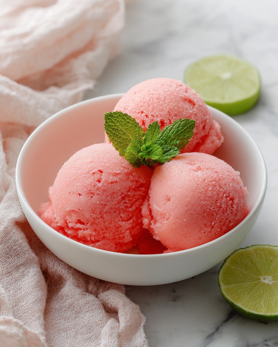 3-Ingredient Watermelon Sorbet – Enjoy Easy Summer Bliss Recipe