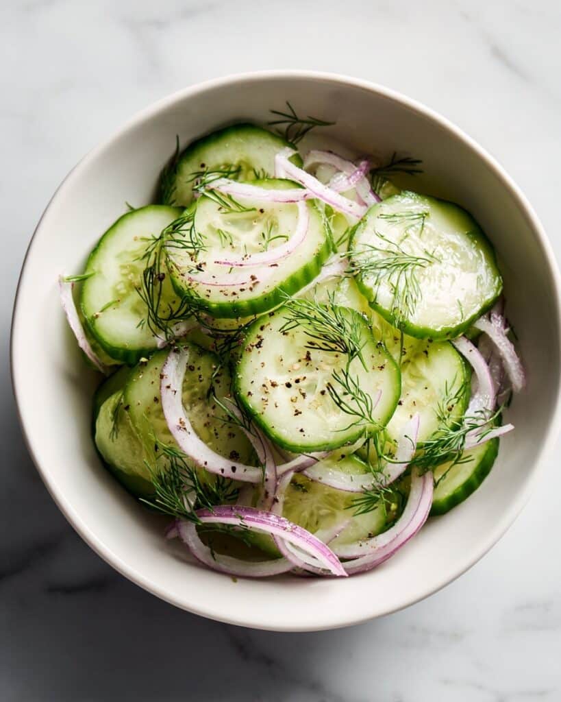 Cucumber Salad for BBQ Recipe