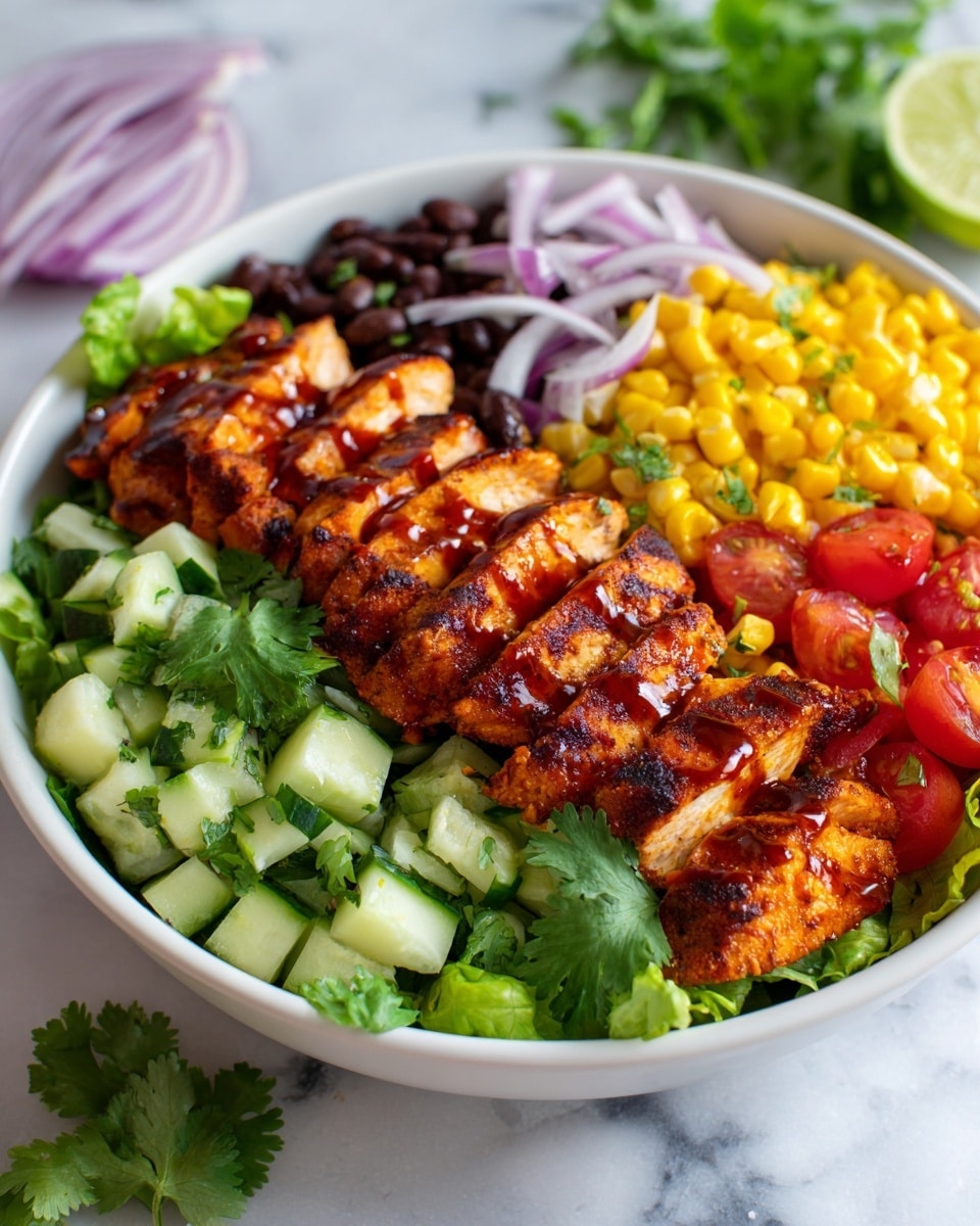BBQ Chicken Salad: Healthy High-Protein Lunch Recipe