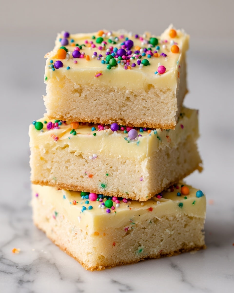 Frosted Sugar Cookie Bars Recipe