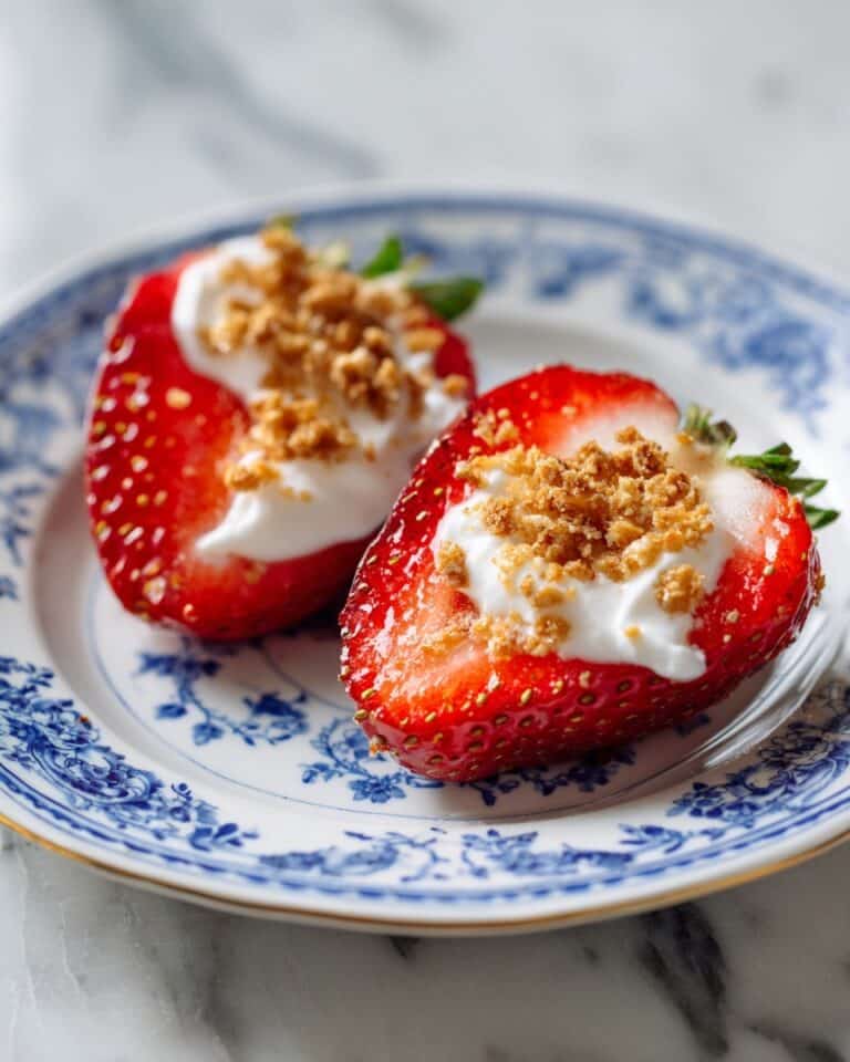 Deviled Strawberries with Cheesecake Filling Recipe