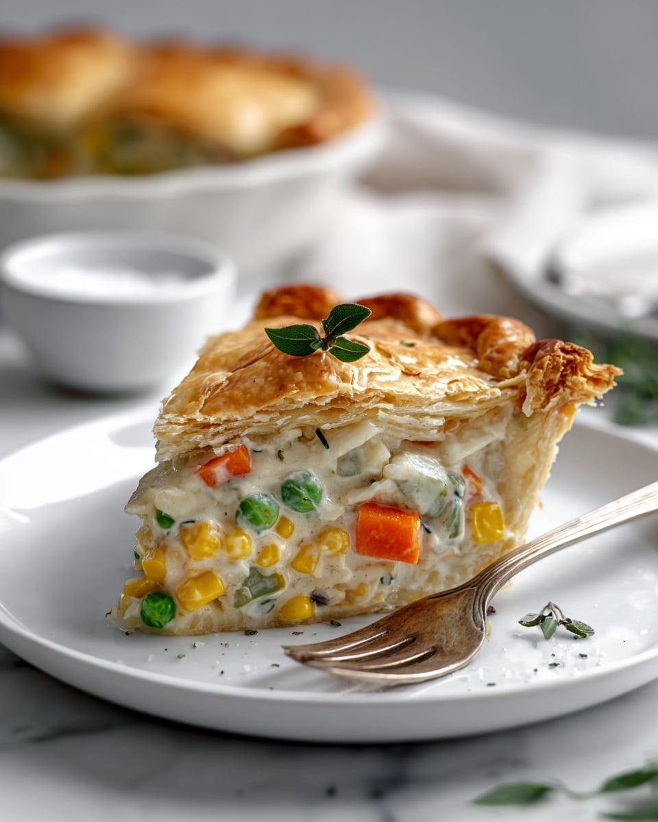 Homemade Chicken Pot Pie with Flaky Crust Recipe