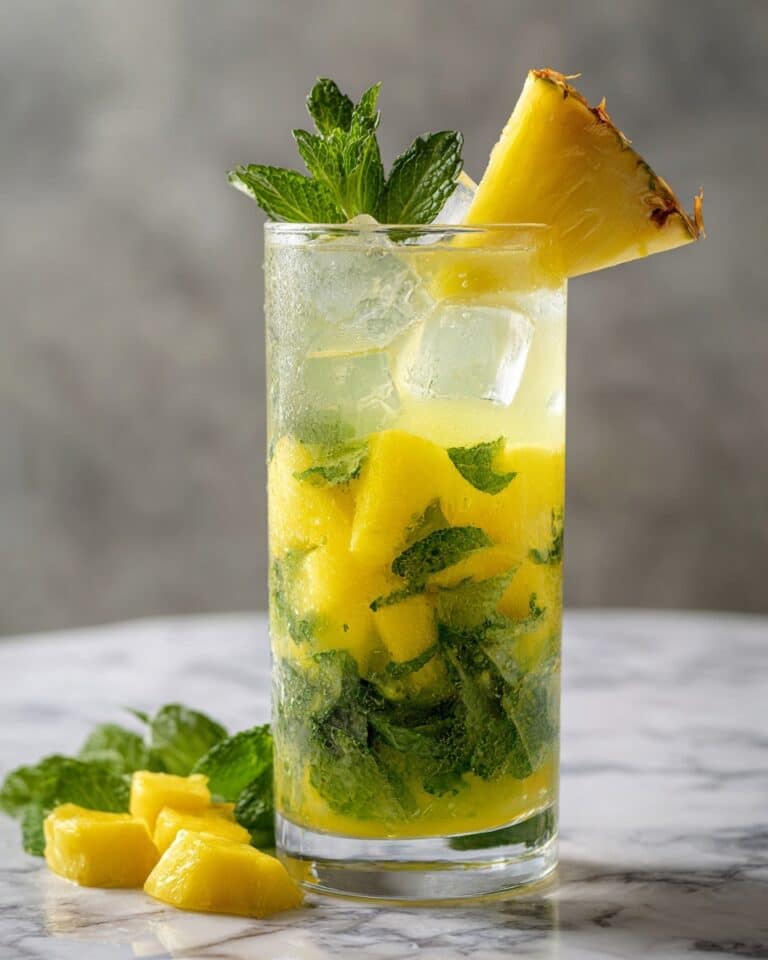 Pineapple Mint Green Tea Recipe