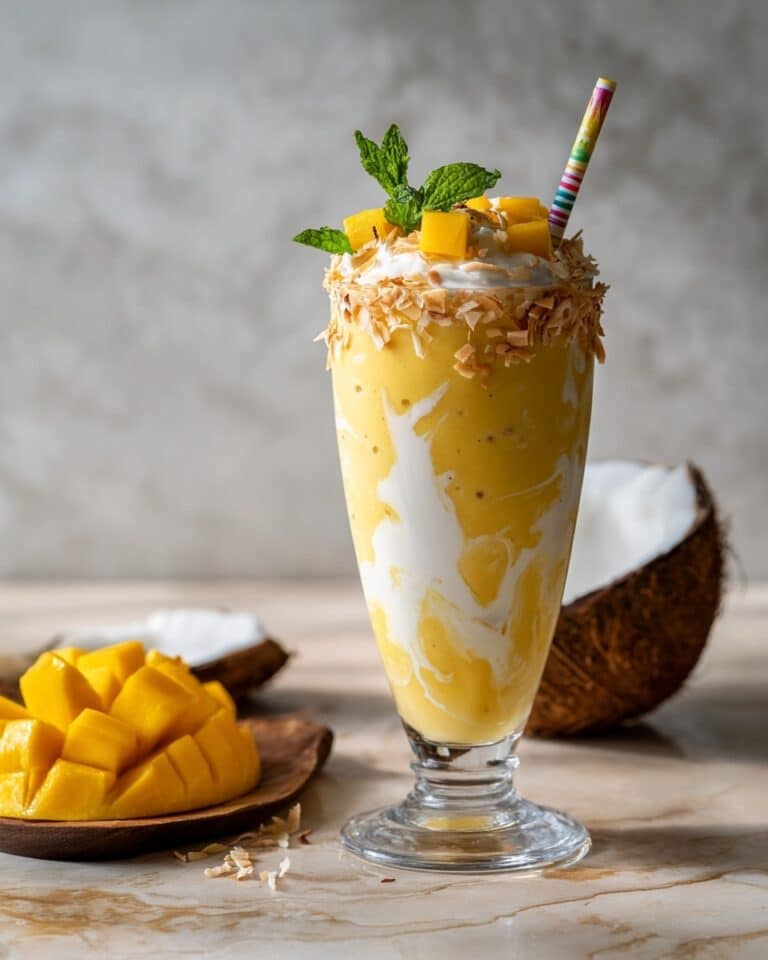 Refreshing Mango Coconut Smoothie Recipe