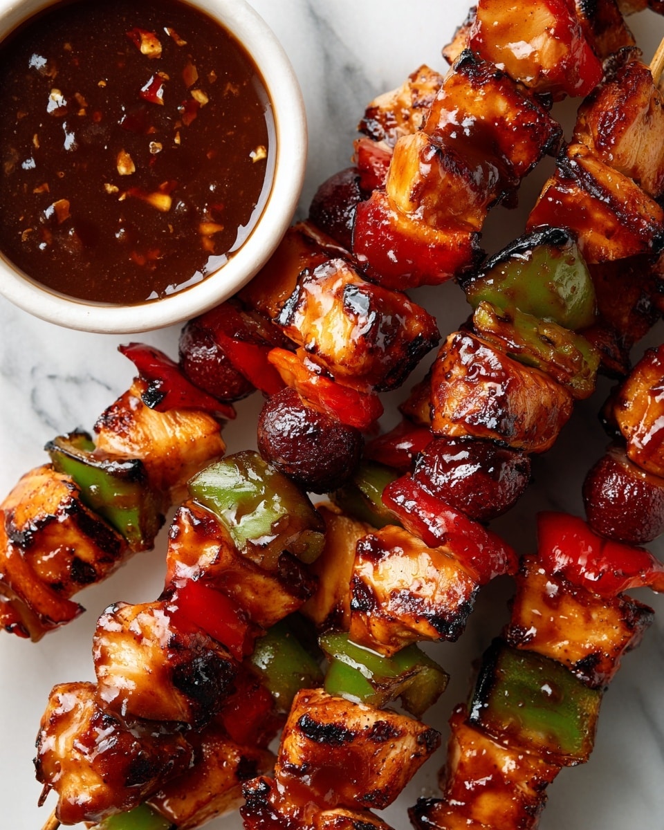 Jalapeno Peach Chicken Skewers Recipe