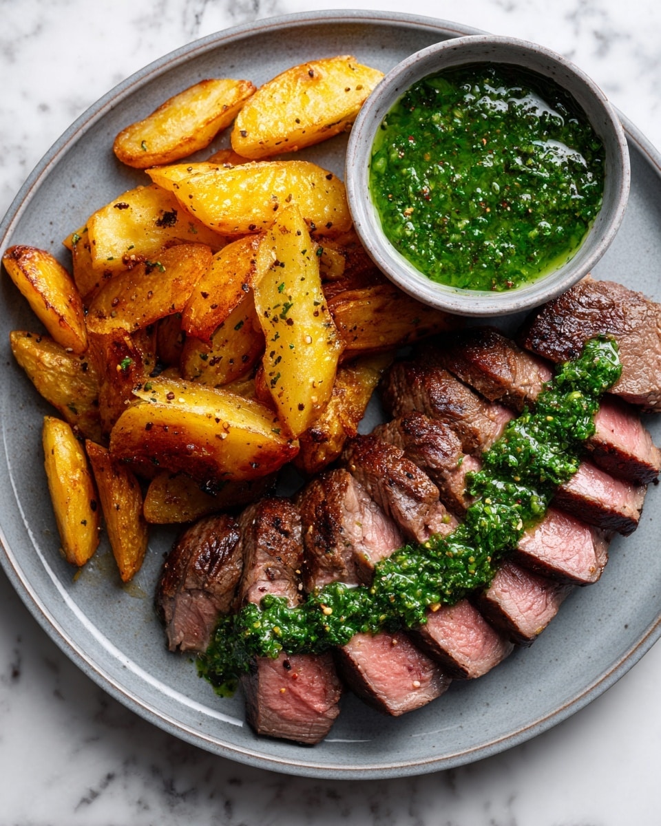 Steak Frites with Chimichurri Recipe