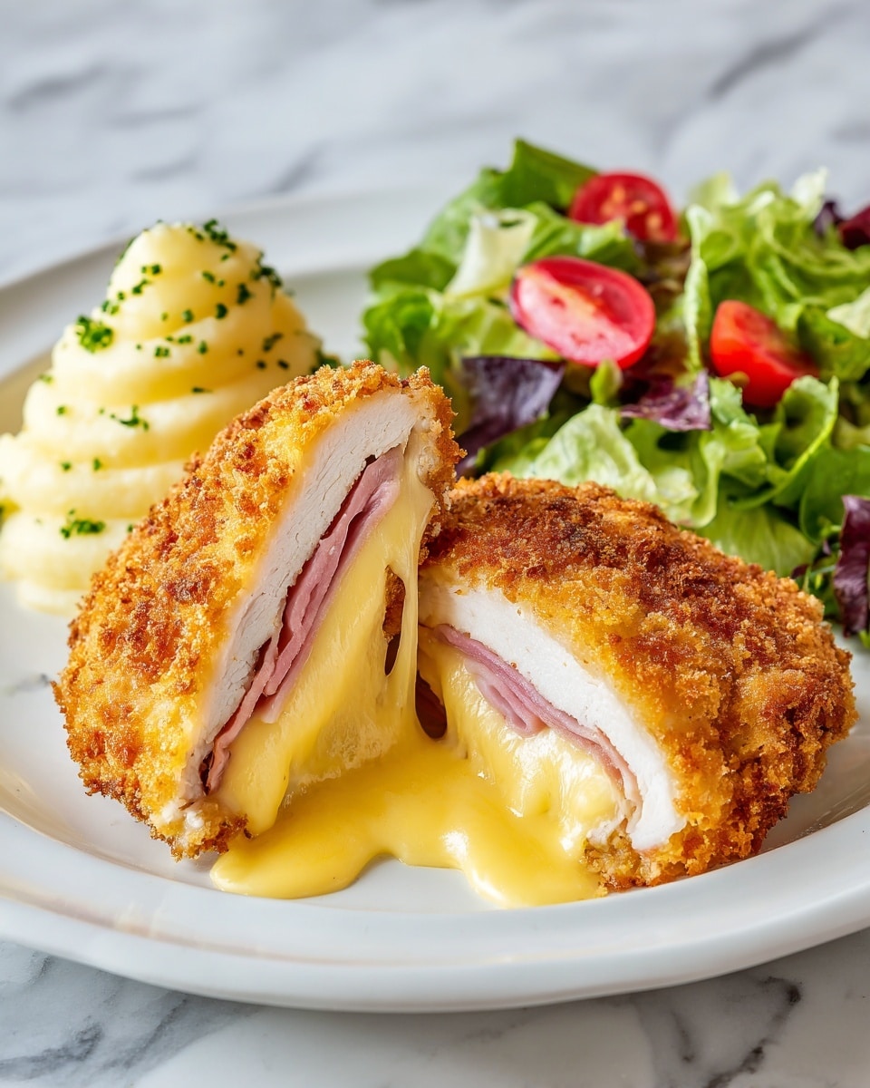 Crispy Homemade Chicken Cordon Bleu – Golden and Delicious Recipe