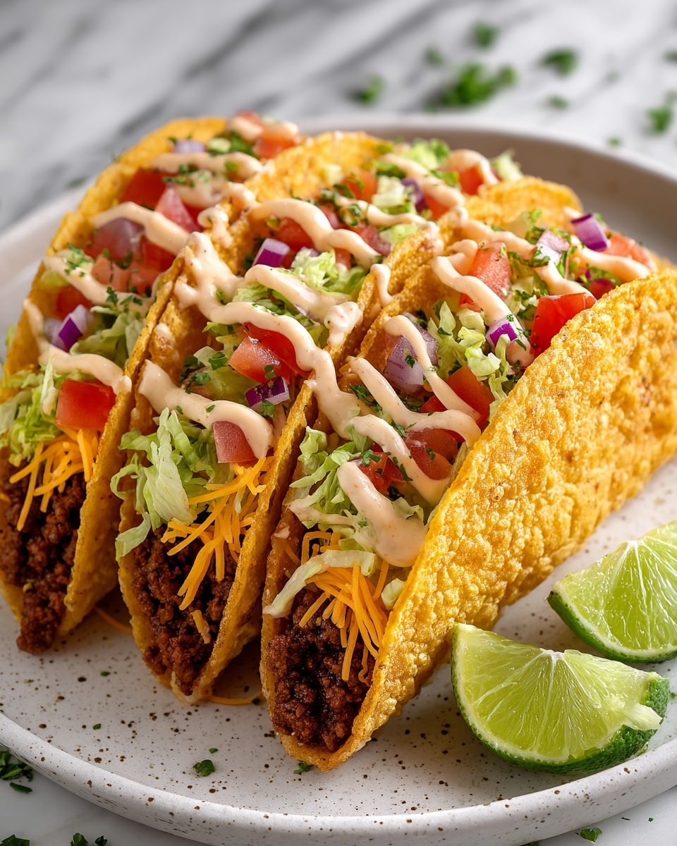 Easy Crispy Beef Tacos Recipe