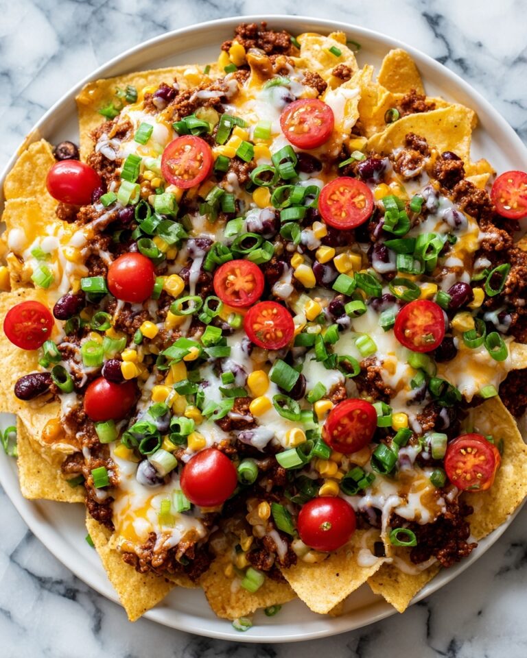 Sheet Pan Ground Beef Nachos Recipe