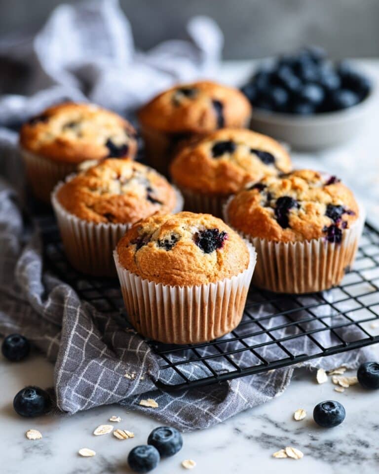 Oat Blueberry Cottage Cheese Muffins Recipe