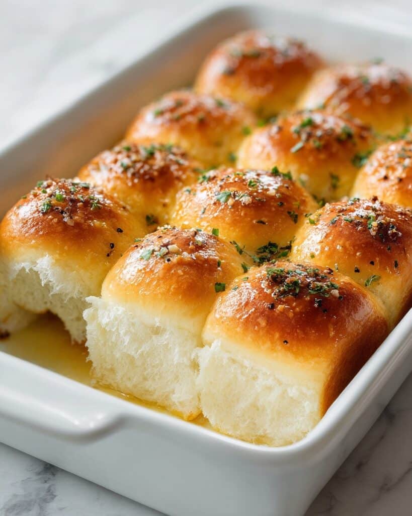Garlic Dinner Rolls Recipe