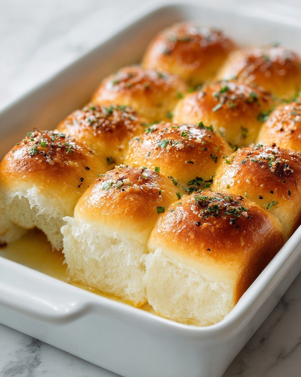 Garlic Dinner Rolls Recipe
