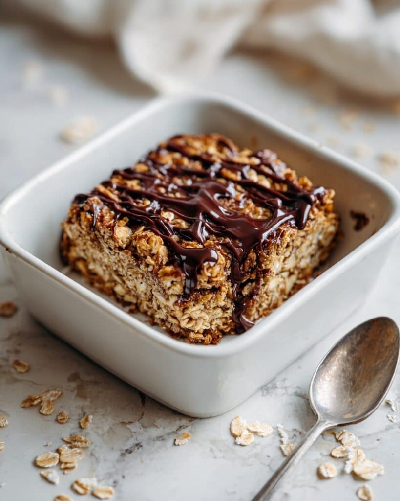 No Bake Chocolate Oatmeal Bars Recipe