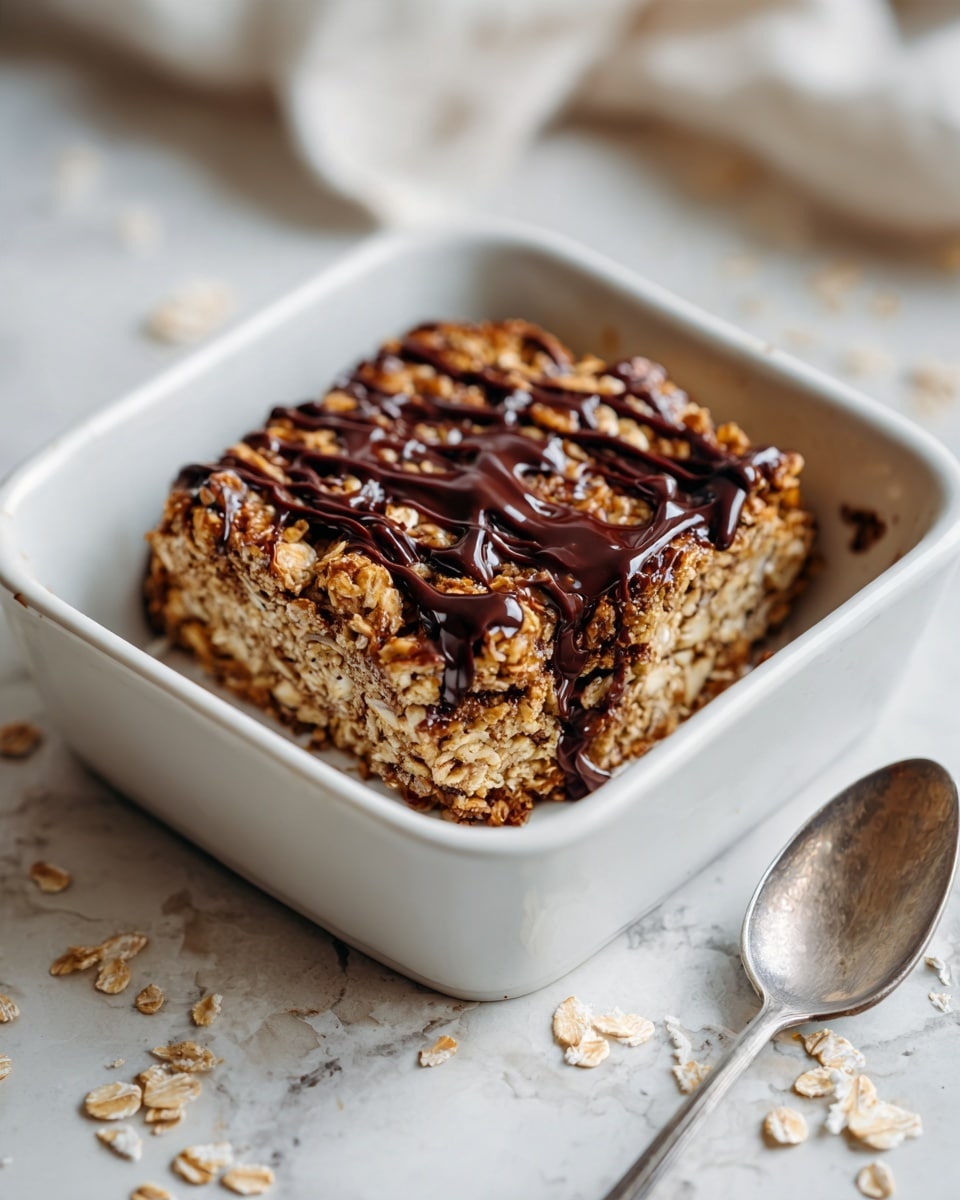 No Bake Chocolate Oatmeal Bars Recipe