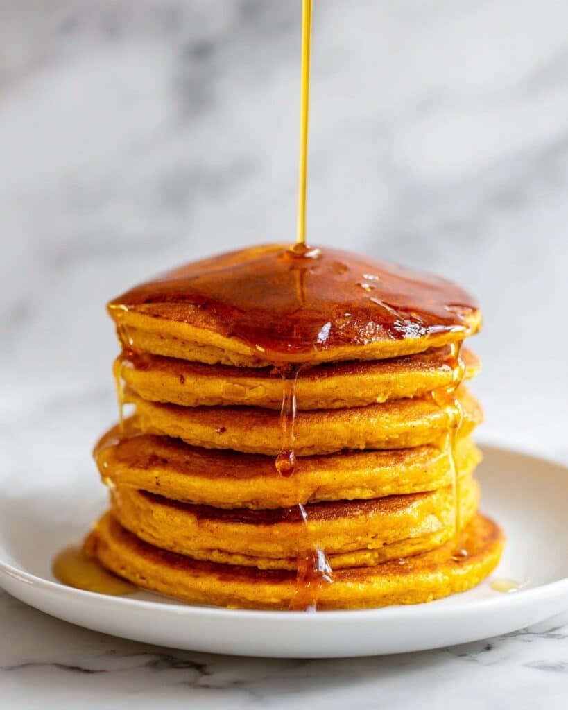 Pumpkin Cottage Cheese Pancakes Recipe