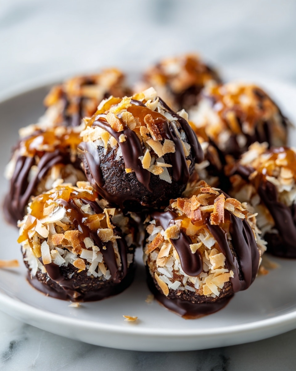 Samoa Cookie Protein Balls Recipe