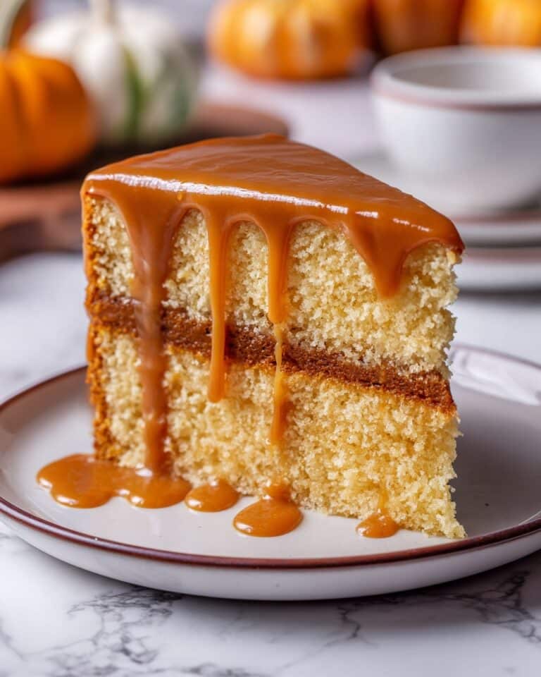 Vegan Pumpkin Coffee Cake with Pumpkin Butter and Crumble Topping Recipe