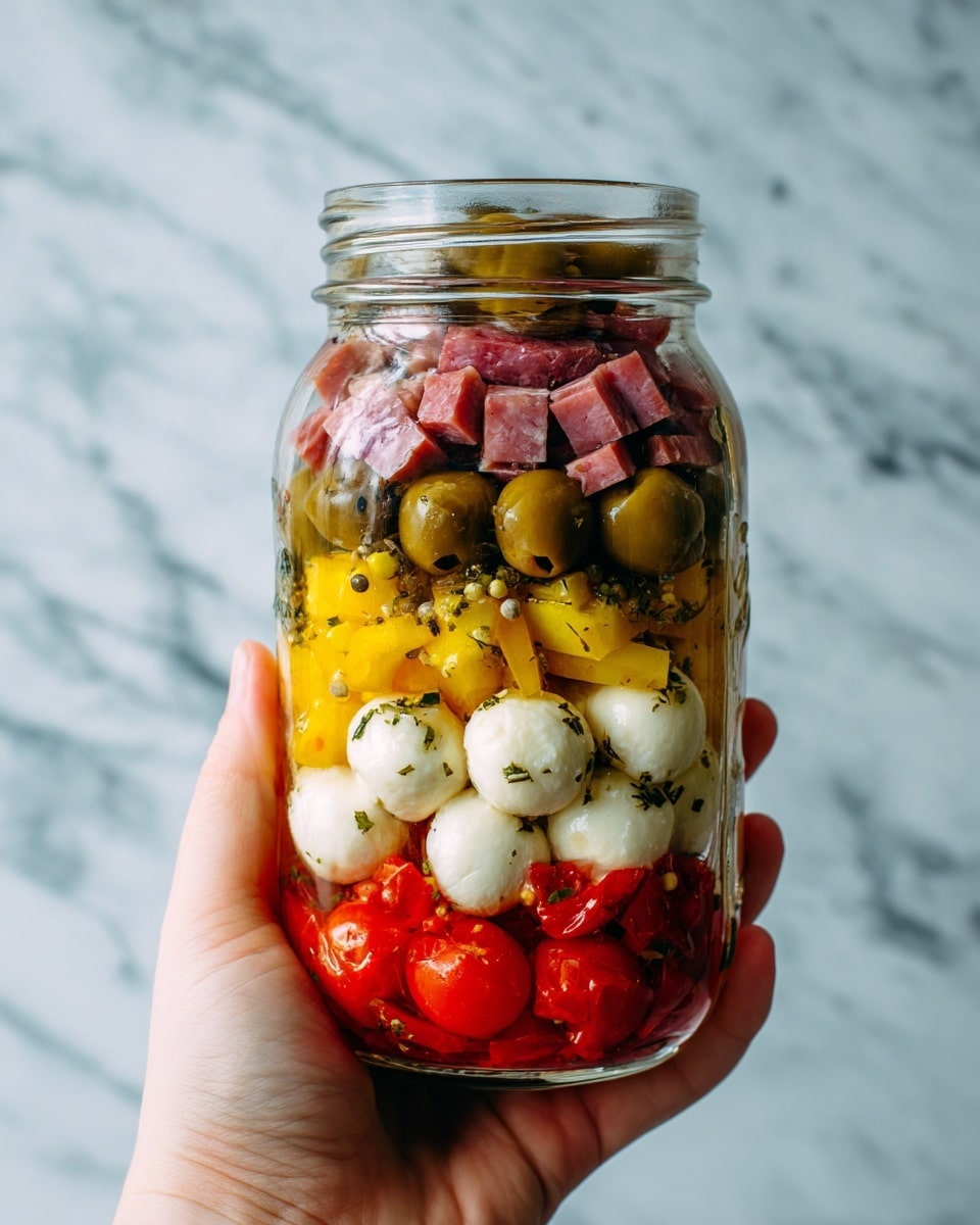 Italian Antipasto Pickled Bites Recipe