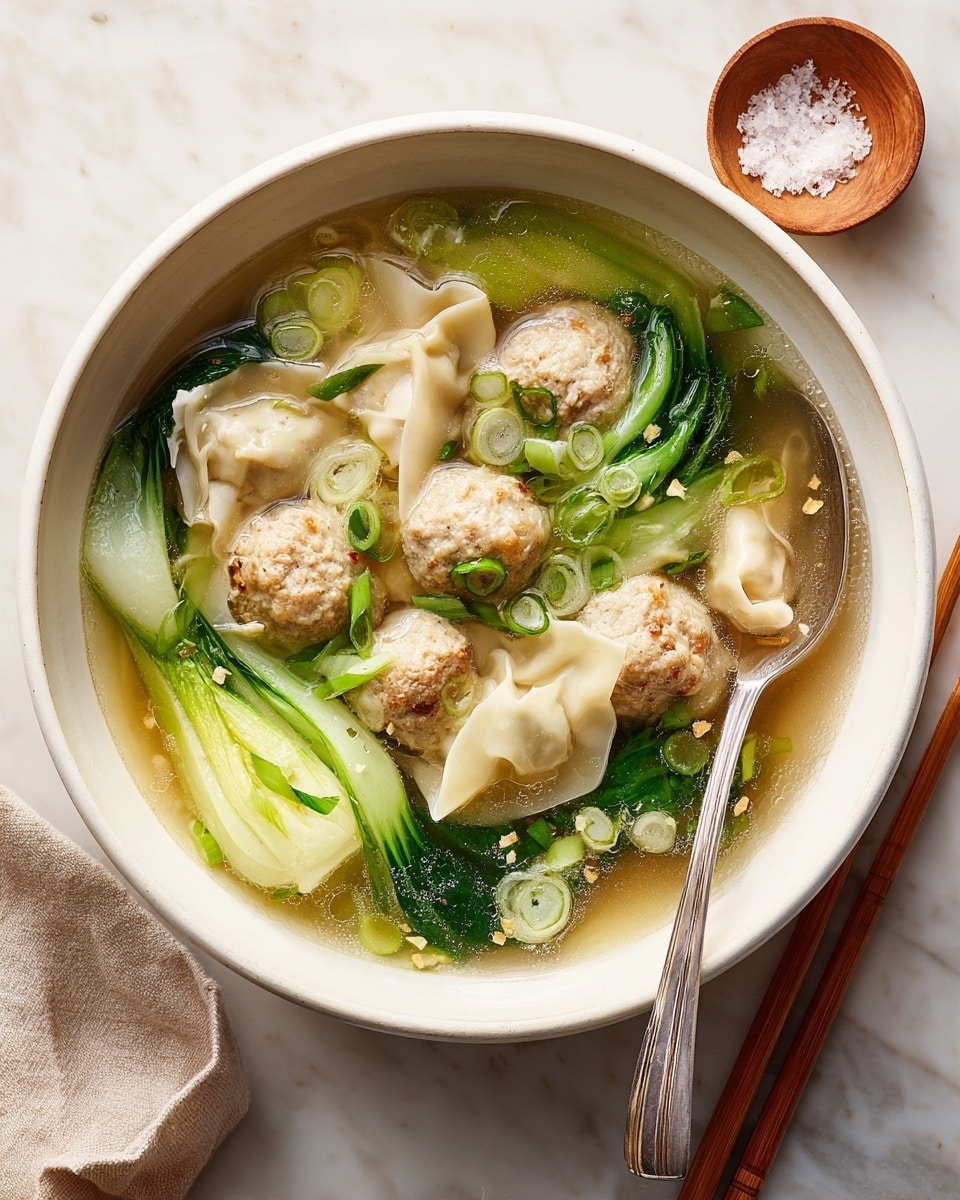 Deconstructed Wonton Soup Recipe