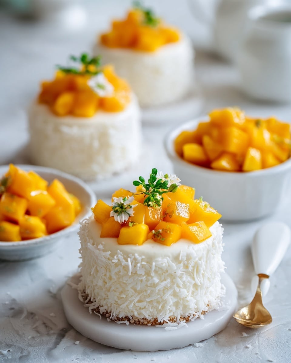 No-Bake Mini Mango Cheesecakes Recipe