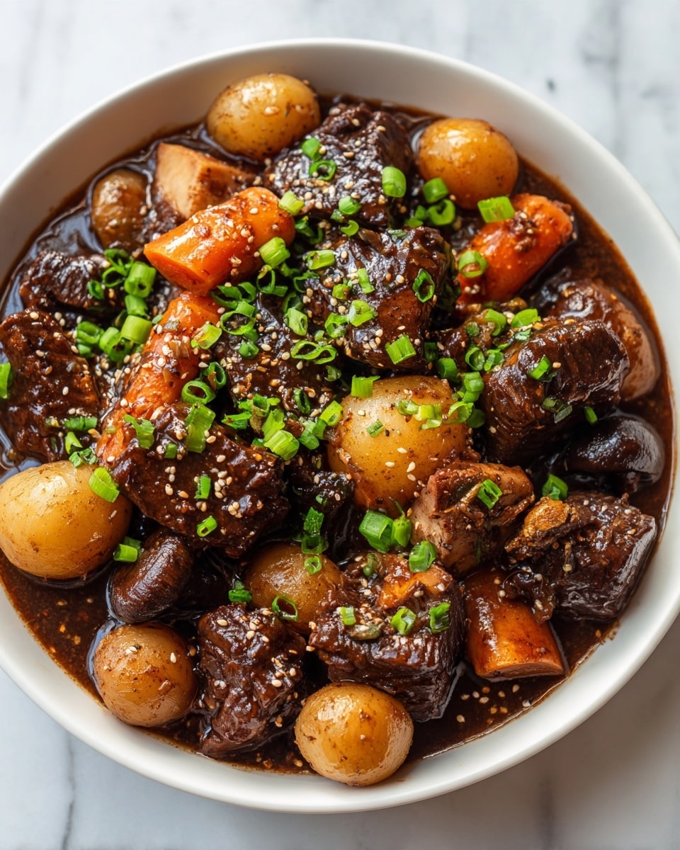 Traditional Korean Galbi Jjim (Braised Short Ribs) Recipe