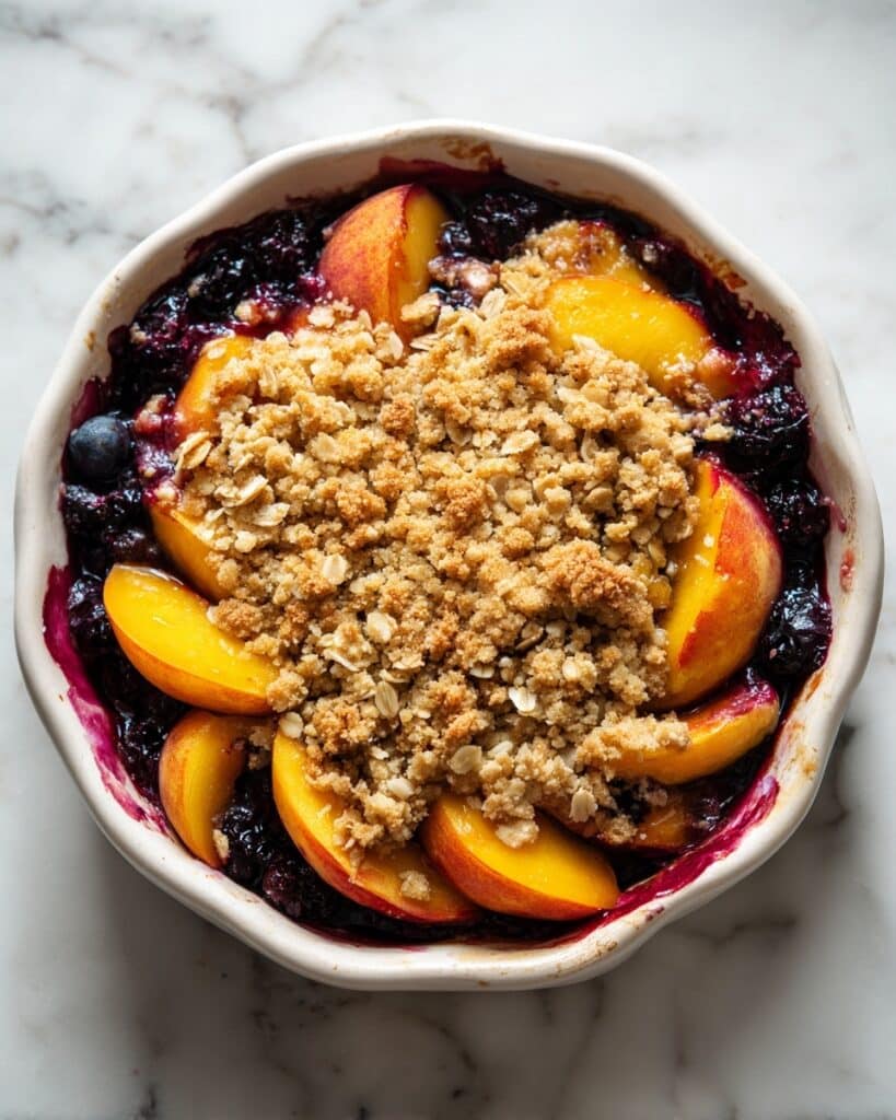 Blueberry Peach Crumble Recipe