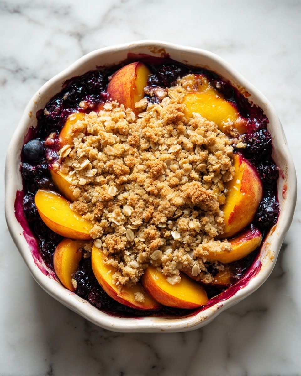 Blueberry Peach Crumble Recipe