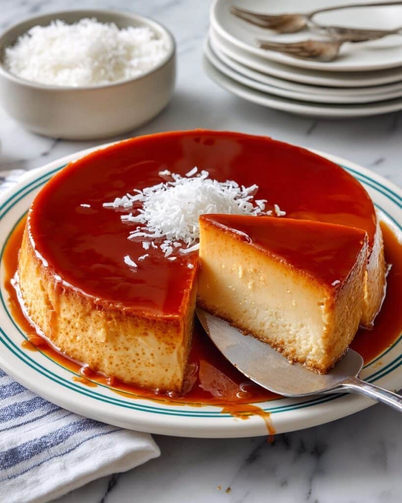 Coconut Caramel Flan Recipe