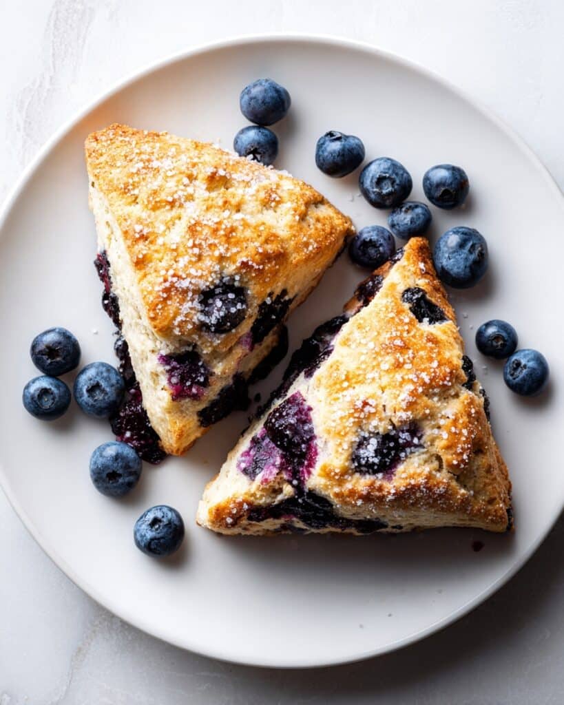 Tender Blueberry Lemon Scones Recipe