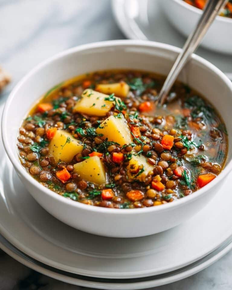 Warm Chicken Lentil Stew Recipe